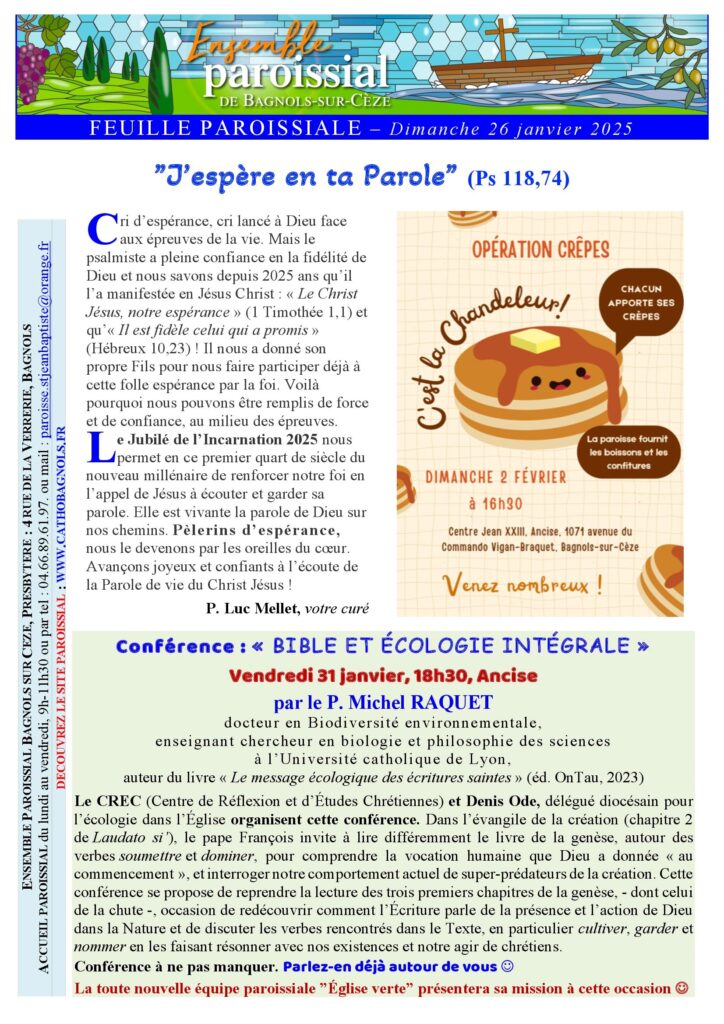 Feuille Paroissiale Dimanche 26 Janvier 2025 Paroisse De Saint feuille-paroissiale-dimanche-26-janvier-2025-paroisse-de-saint
